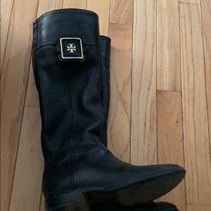 Tory Burch size 5 leather knee high boots